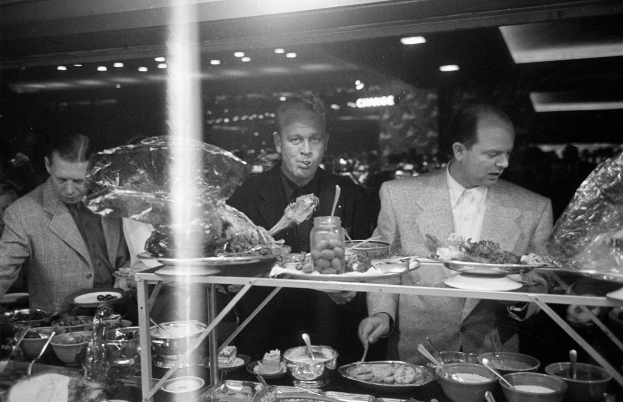 Chuck Wagon Buffet, El Rancho Vegas, 1949