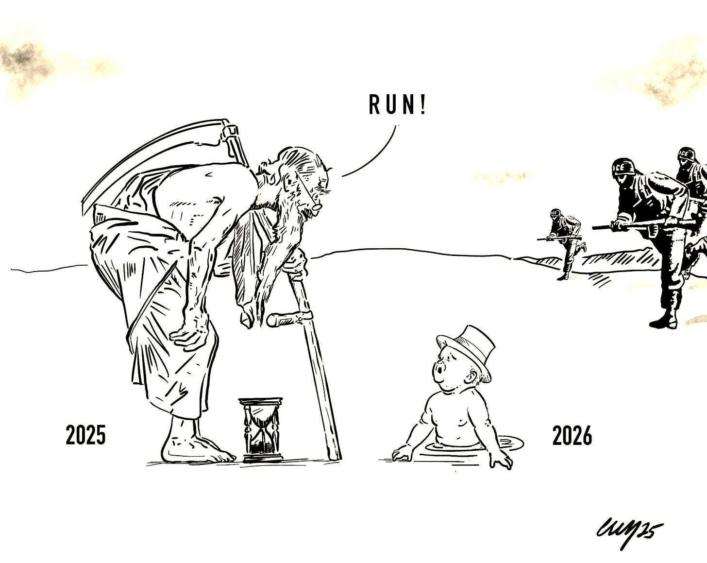 May be an illustration of text that says 'RUN! ak 2025 2026 и35'