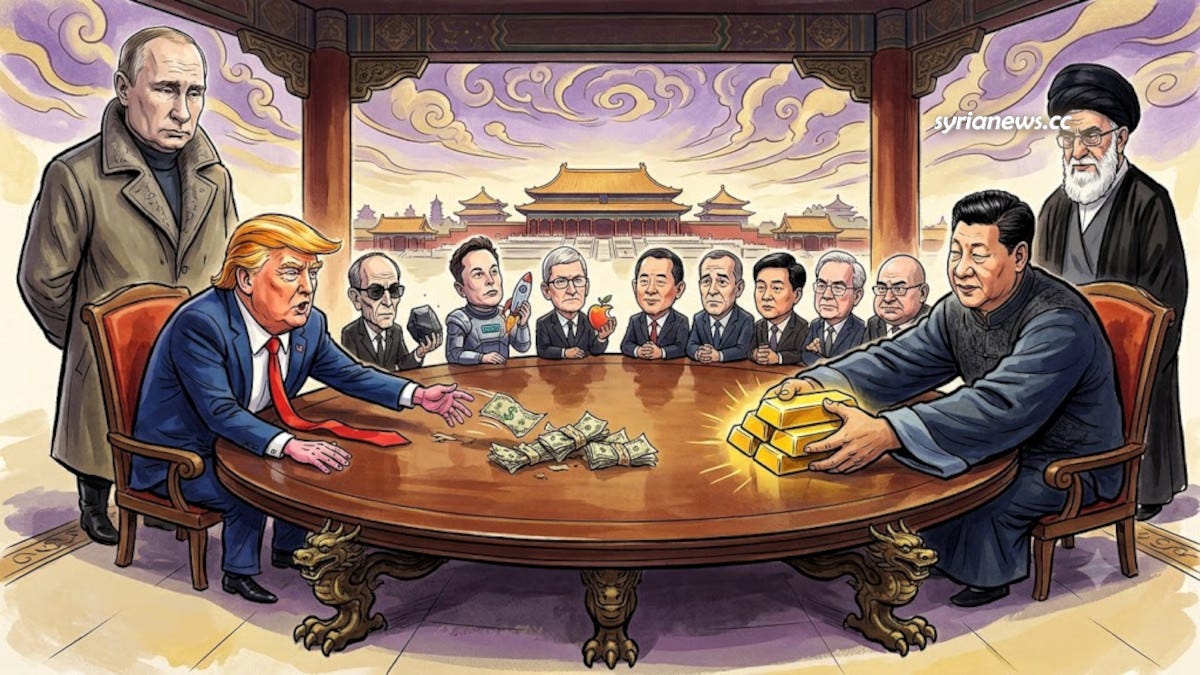 Trump summit with Xi and 11 CEOs