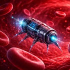 Technical nano-ants in the blood and their obsession with collecting methylene blue