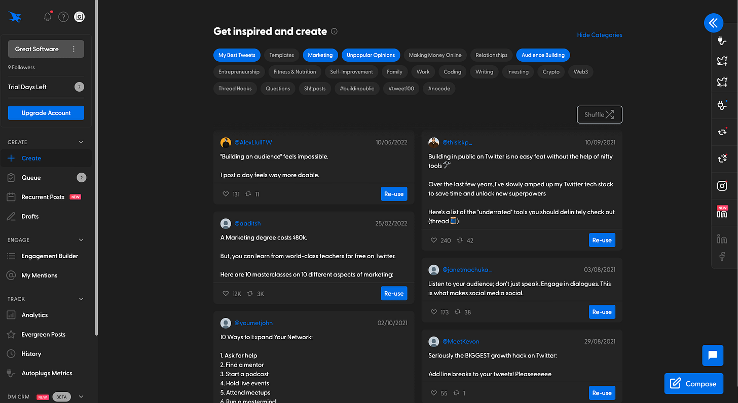 Hypefury Review – The Ultimate Social Media Automation Tool? (2023) | Great  Software
