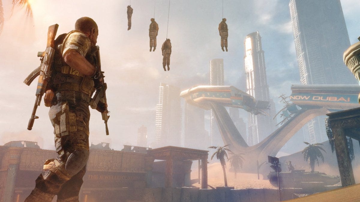 Dubai destruída e corpos enforcados em Spec Ops The Line,