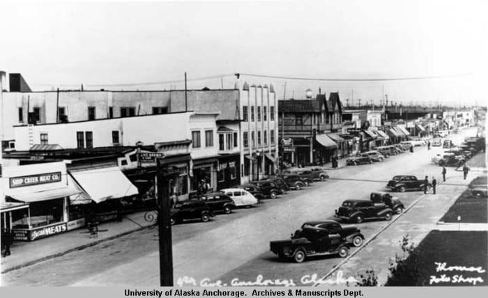 Anchorage, Alaska in 1939.