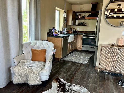 house, stairs, furniture, decor, bed