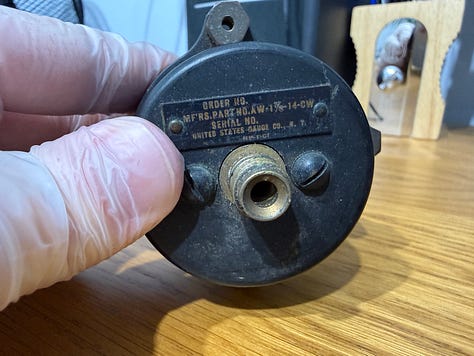 WW2 Air Pressure Gauge