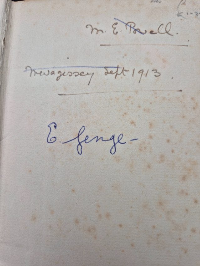 flyleaf page of The Garden of Ignorance