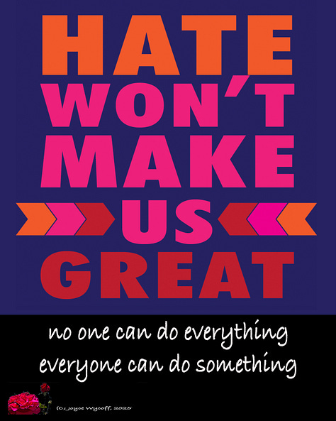 Six rally/protest posters 16x20