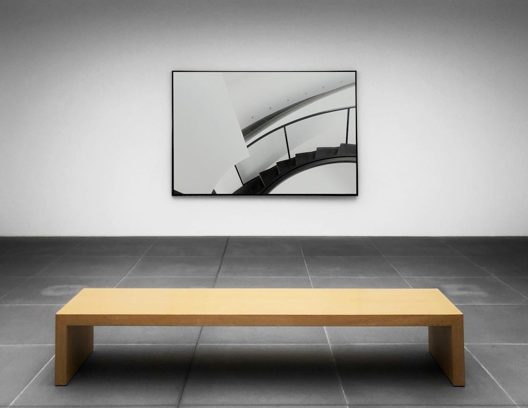 wooden center table in middle of room