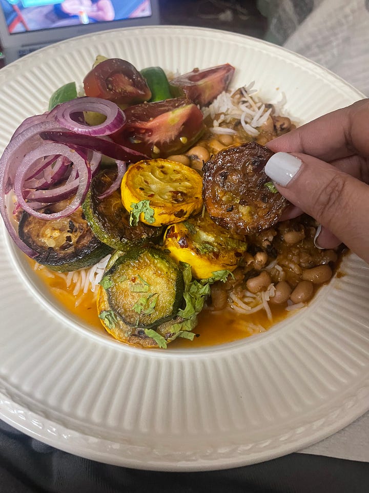 Plates of home cooked meals