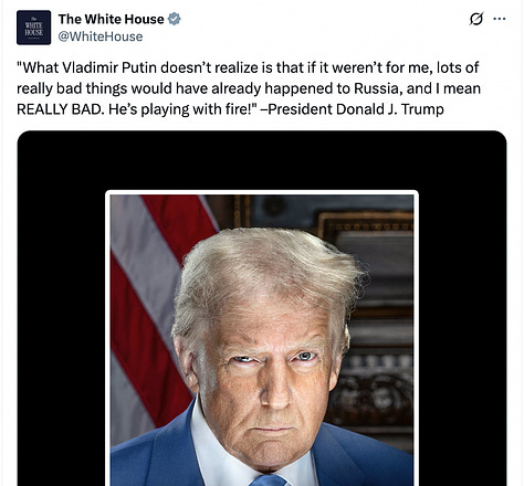 In a dramatic digital exchange, President Donald Trump issues a stark warning to Vladimir Putin, claiming that only his restraint has spared Russia from "really bad things." Dmitry Medvedev swiftly counters with a chilling insinuation World War III, illustrating the high stakes brinkmanship that continues to define U.S.-Russia rhetoric.