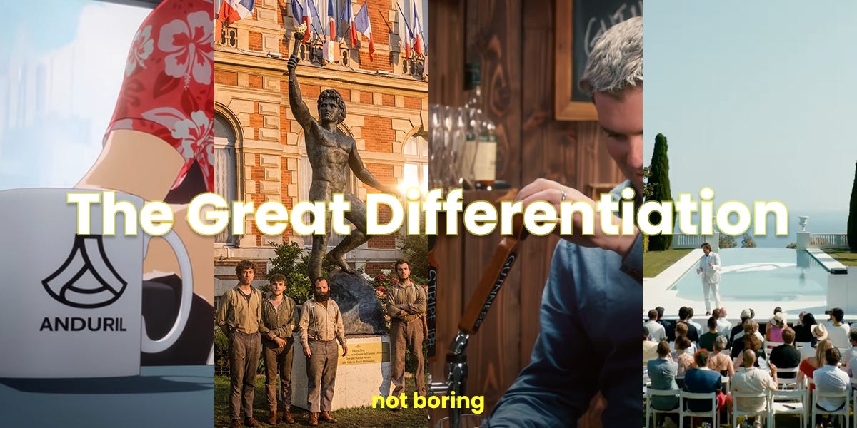 The Great Differentiation