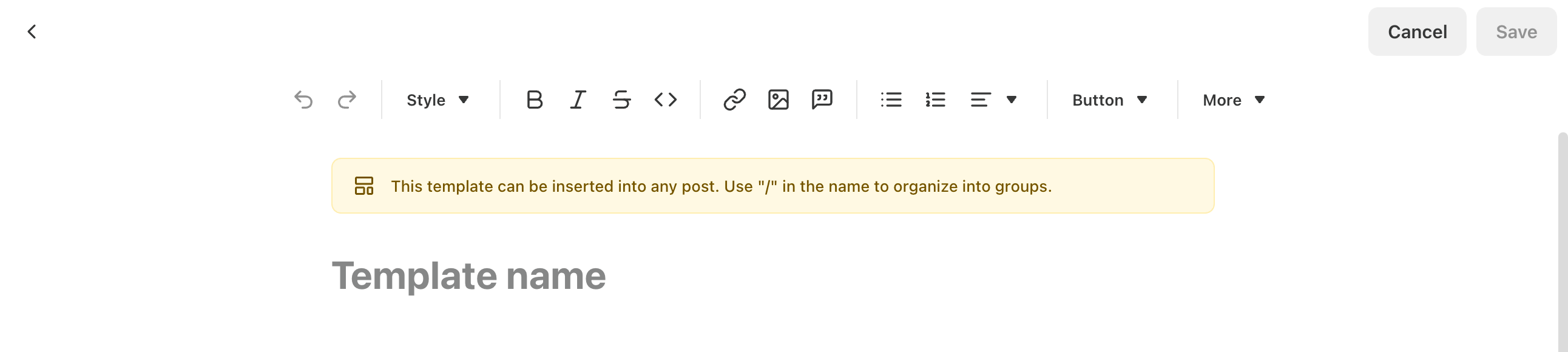 How to Create Post Templates on Substack