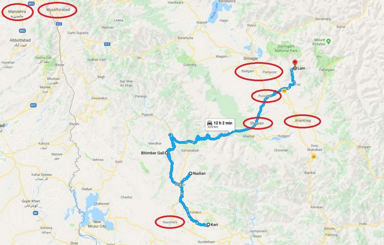India-Pakistan air strikes: Locations targeted by PAF home to many brigades of Indian Army's ...