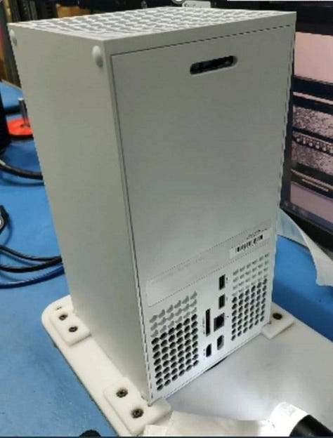 White all-digital Xbox Series X