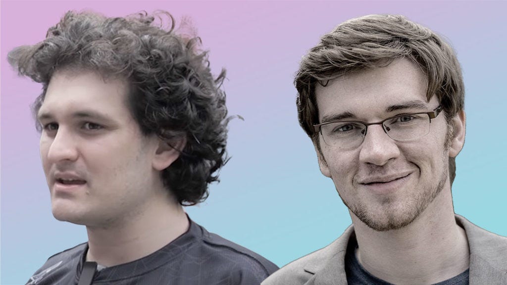 Sam Bankman-Fried and William MacAskill Sam Bankman-Fried and William MacAskill
