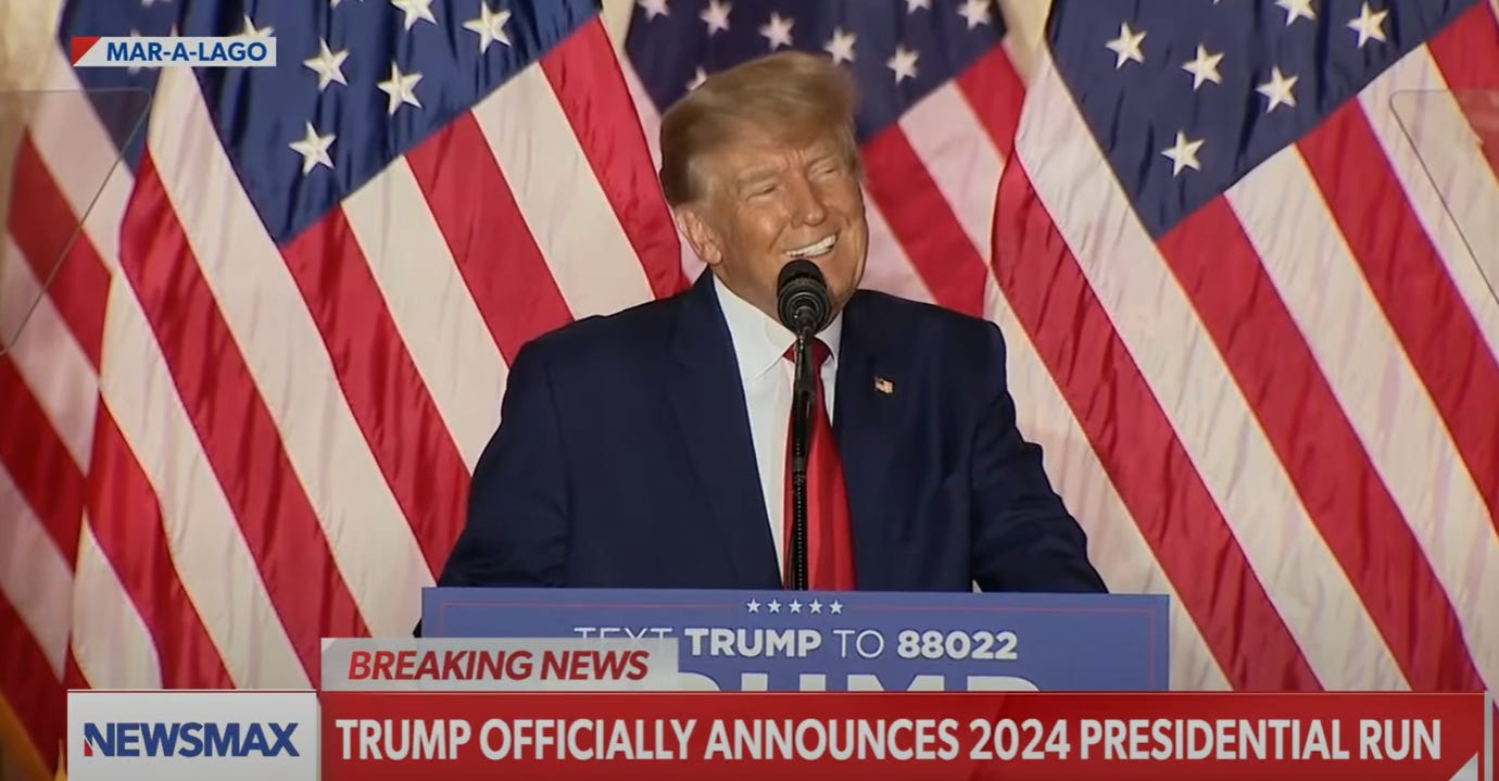 Trump announcement Trump announcement