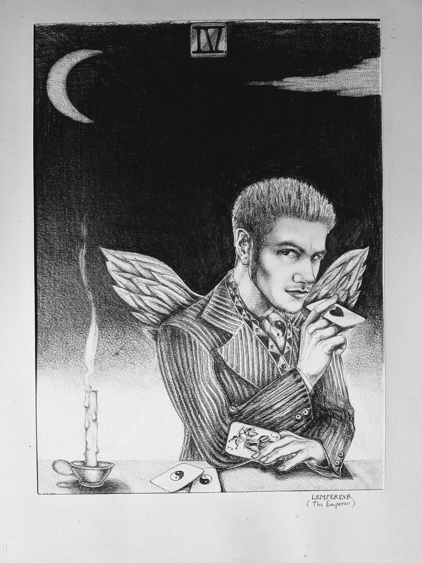 A drawing of Finbarre from 1999