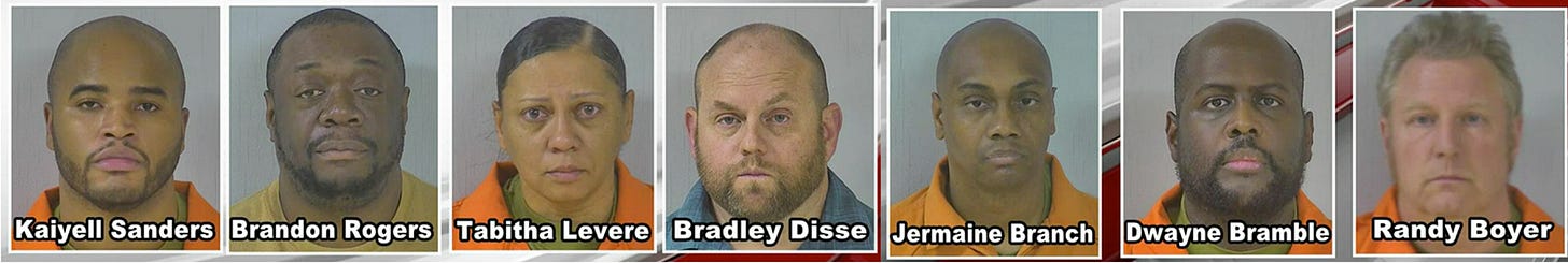 seven Henrico Virginia sheriff's deputies