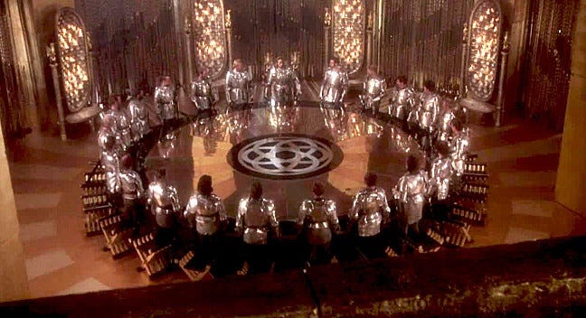 Excalibur - First meeting of the Knights of the Round Table in Camelot