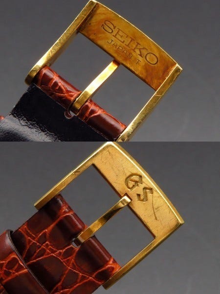 1970 K18 Solid Antique Grand Seiko Hi-Beat 56GS 5645-7005 Genuine K18 Buckle [Overhauled]_8