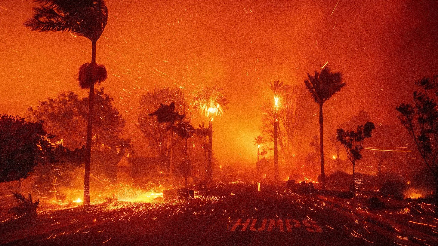 California Wildfires: Los Angeles County fires latest: Palisades, Eaton,  Hurst