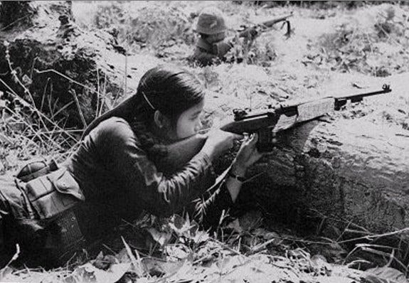 Female National Liberation Front Guerrilla