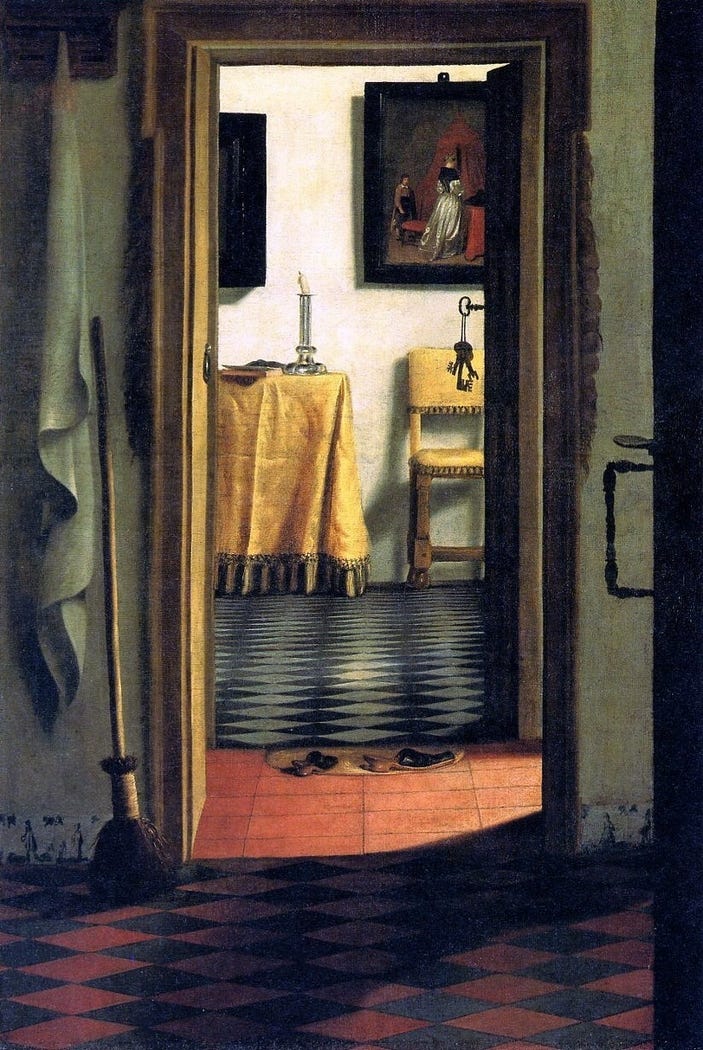 View of an Interior, or The Slippers by Samuel van Hoogstraten | USEUM