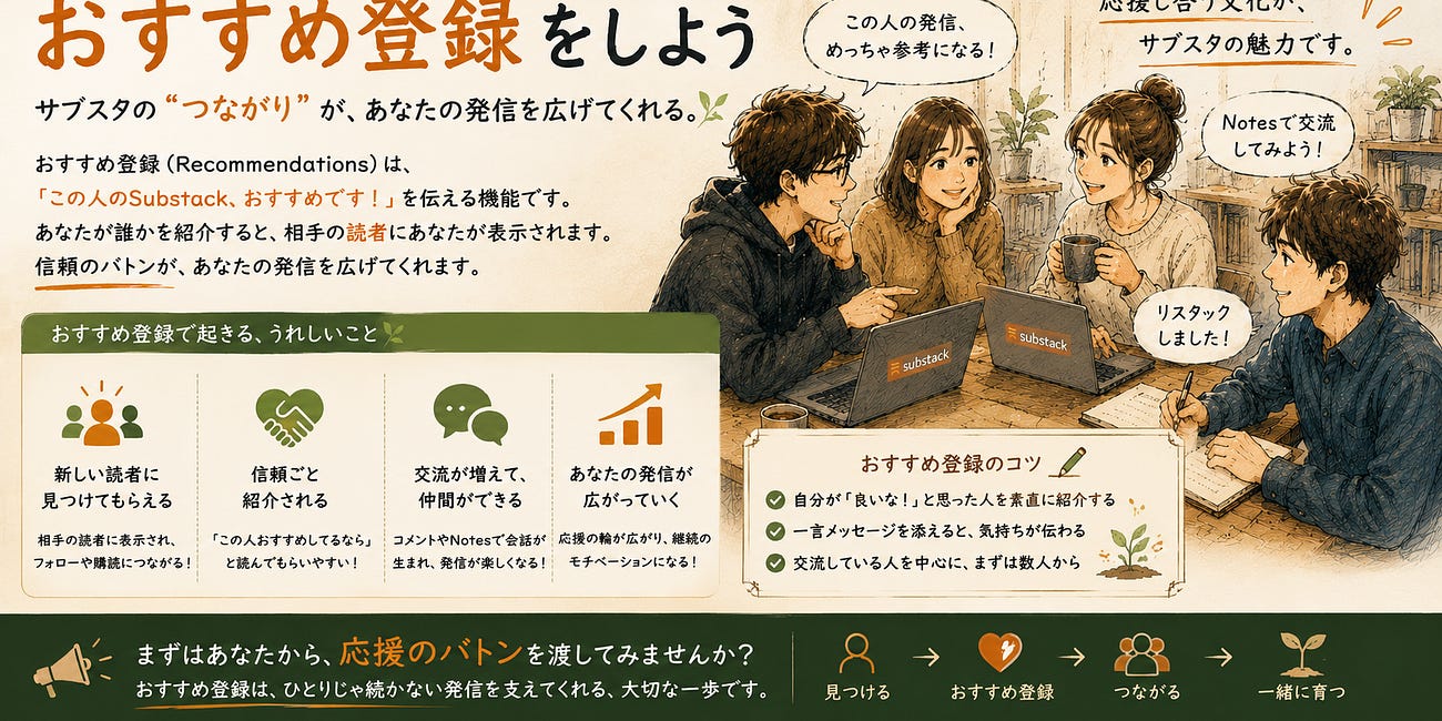 【サブスタ攻略13】これぞサブスタ。おすすめ登録をしよう
