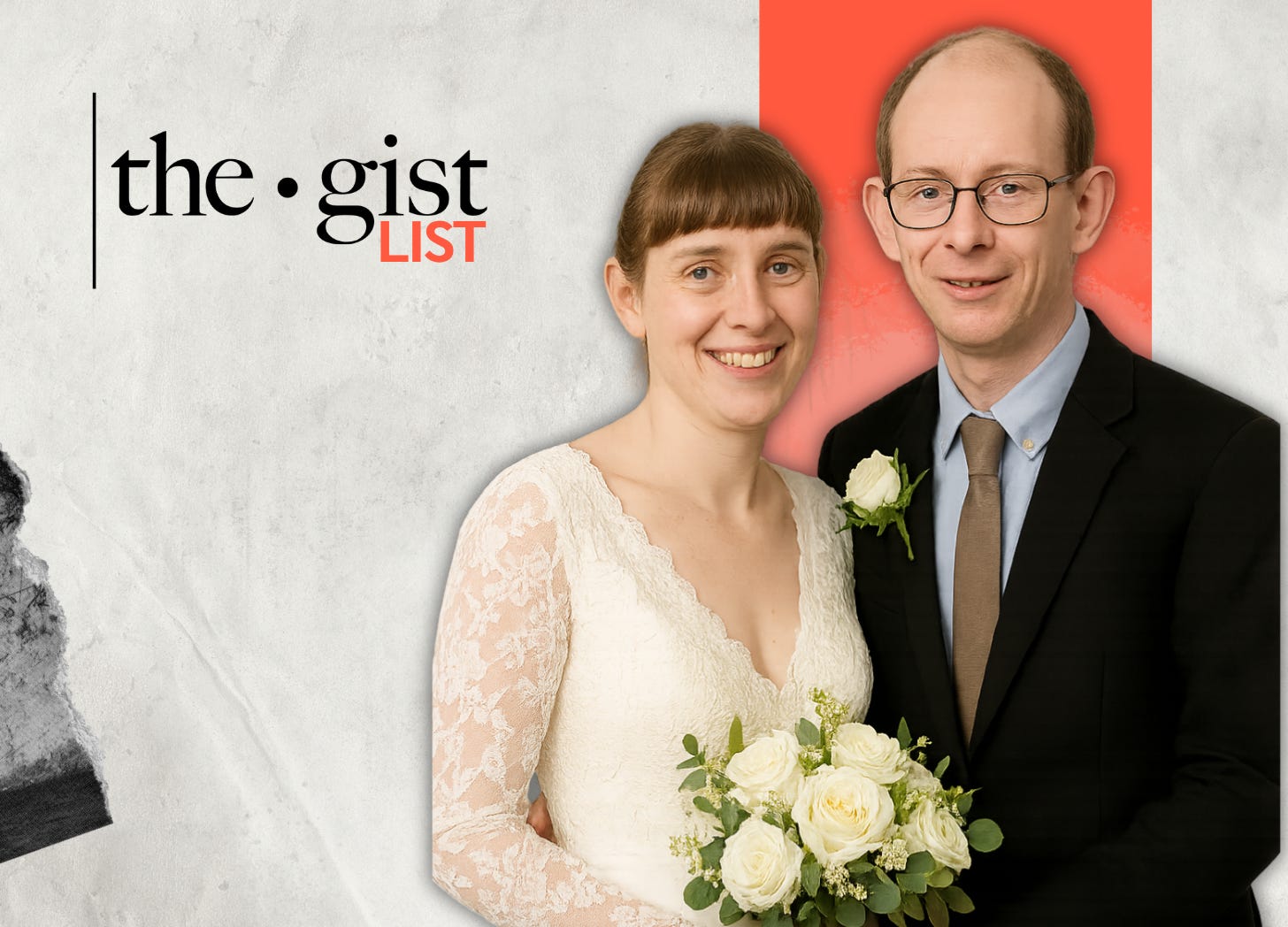 AI photo of a British couple with exaggerated features, symbolizing cousin marriage.