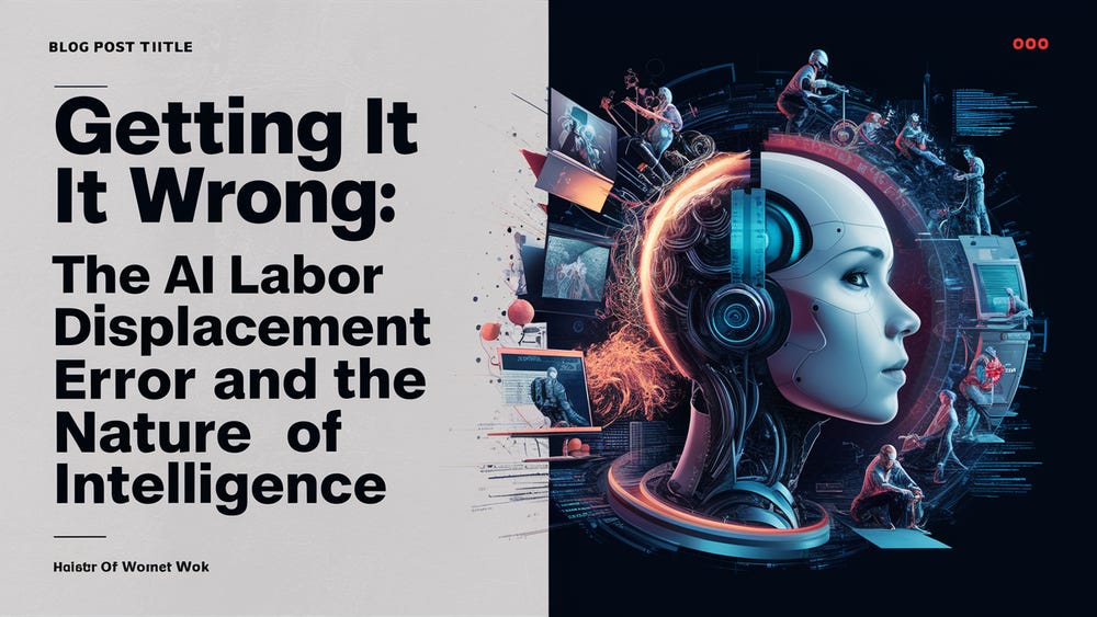 Getting It Wrong: The AI Labor Displacement Error (Part 1)