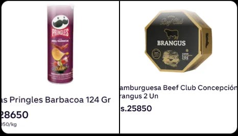 A collage of a can of potato chips

Description automatically generated