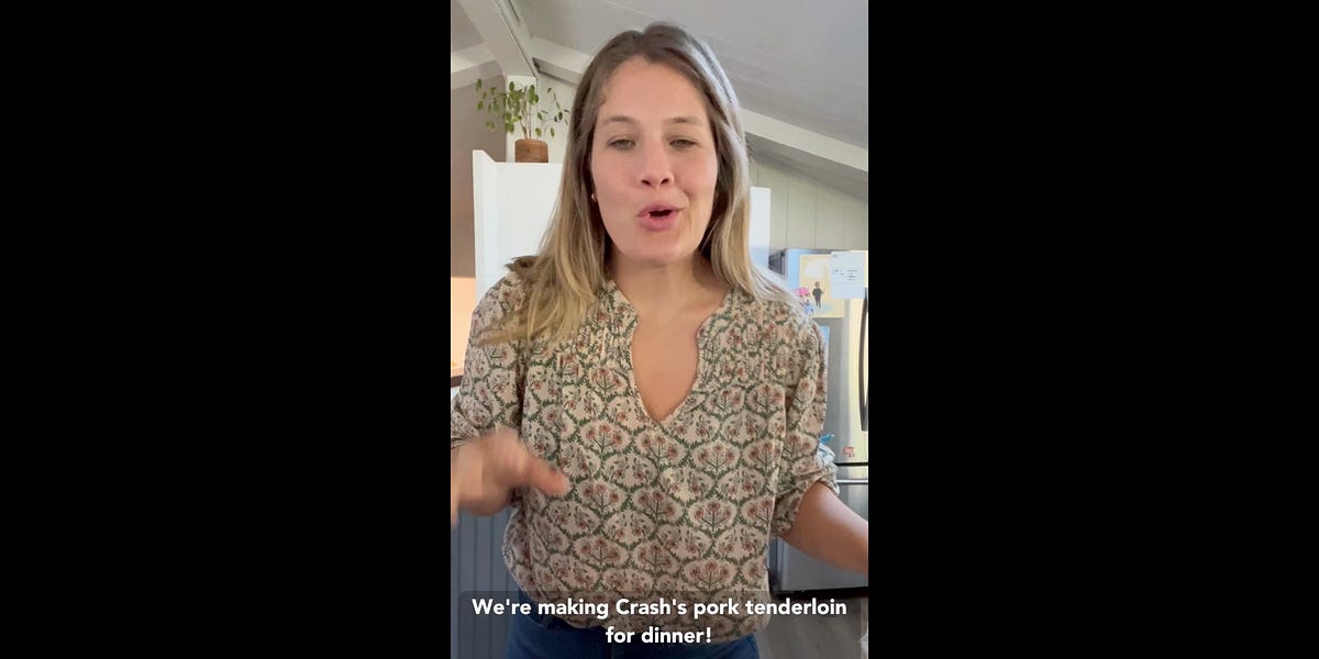 bonus pork tenderloin recipe - by Caroline Chambers