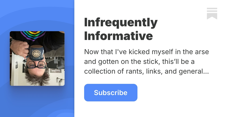 Infrequently Informative | Devin Pike | Substack