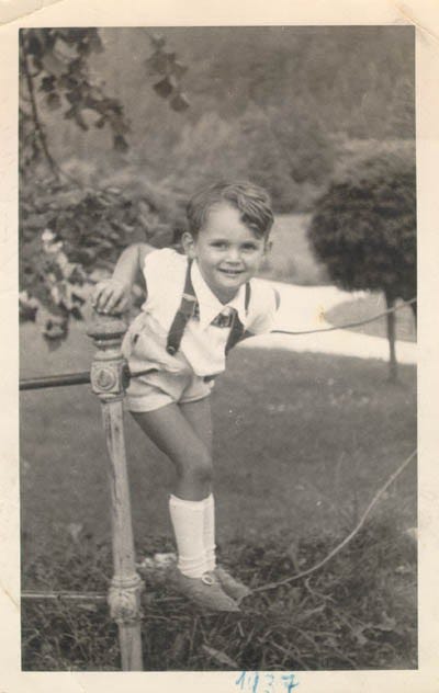 <p>Three-year-old <a href="/narrative/10415">Thomas Buergenthal</a> during a stay at a hotel in Czechoslovakia, 1937.</p>
<p>With the end of World War II and collapse of the Nazi regime, survivors of the Holocaust faced the daunting task of <a href="/narrative/10475">rebuilding their lives</a>. With little in the way of financial resources and few, if any, surviving family members, most eventually emigrated from Europe to start their lives again. Between 1945 and 1952, more than 80,000 Holocaust survivors immigrated to the United States. Thomas was one of them. </p>