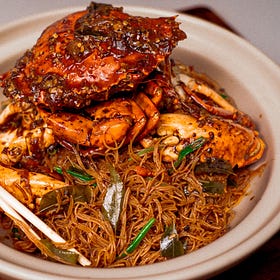 Black Pepper Crab Beehoon