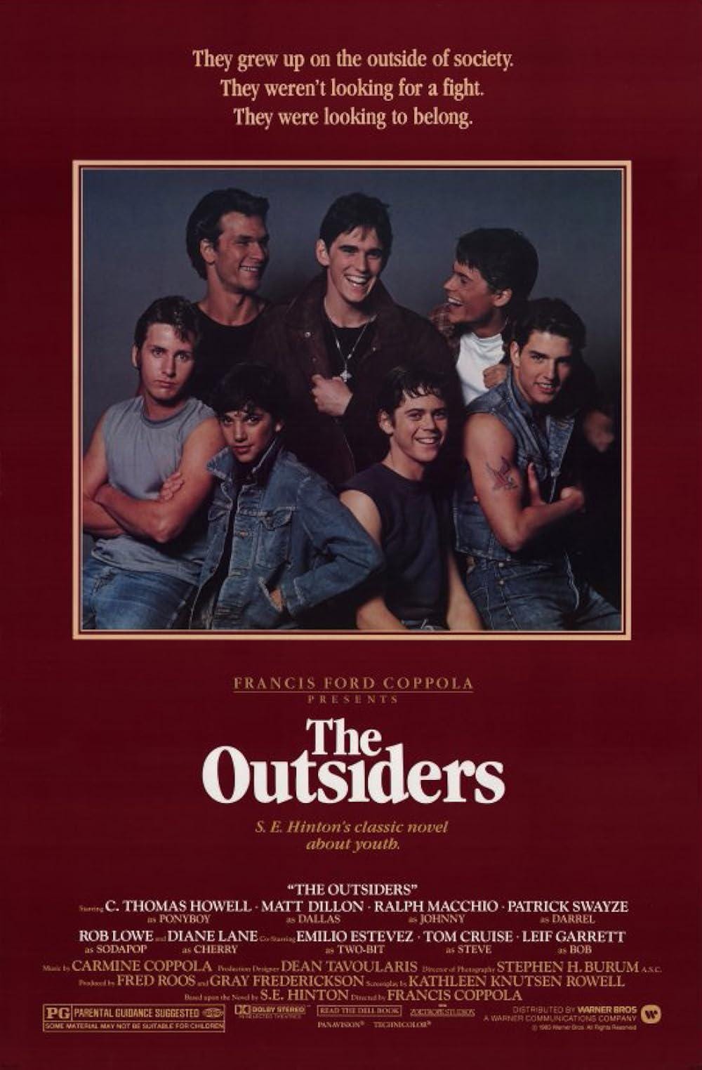 I recommend anyone to watch The Outsiders (1983) such a beautiful movie. : r/FIlm I recommend anyone to watch The Outsiders (1983) such a beautiful movie. : r/FIlm
