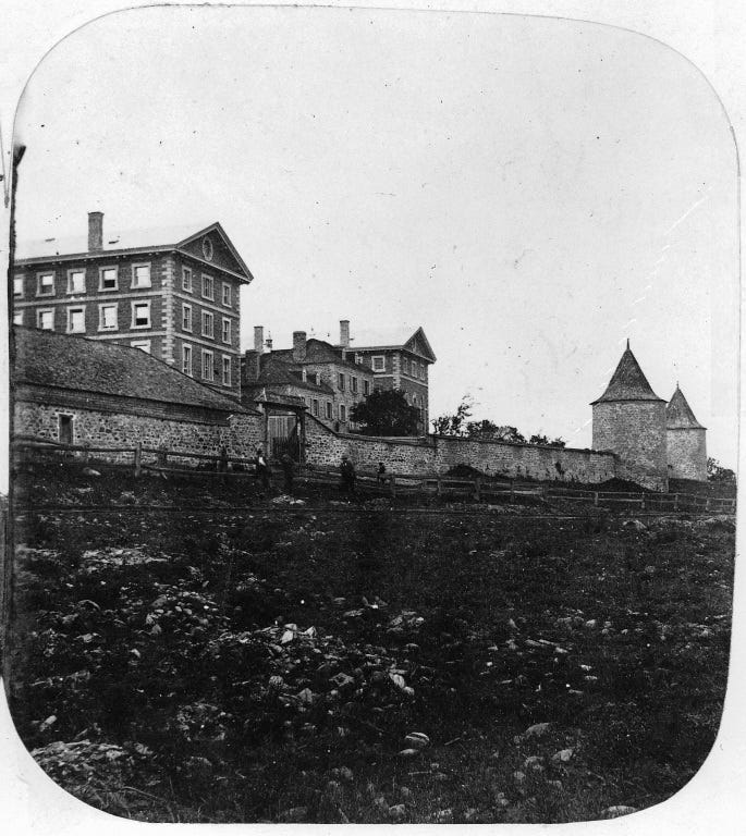 Photo of Priest's farm, 1859, taken by William Notman