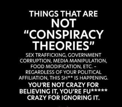 Not conspiracy "theories" : memes