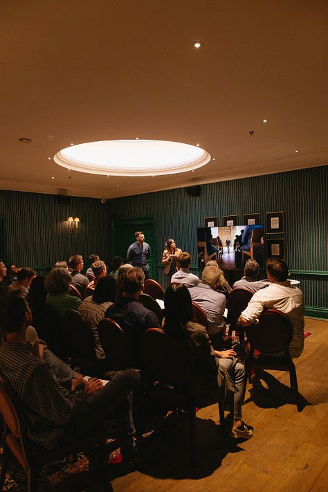 9 photos highlighting various key moments during the Missional Labs program intensive weeks in San Francisco, Oxford, and London.