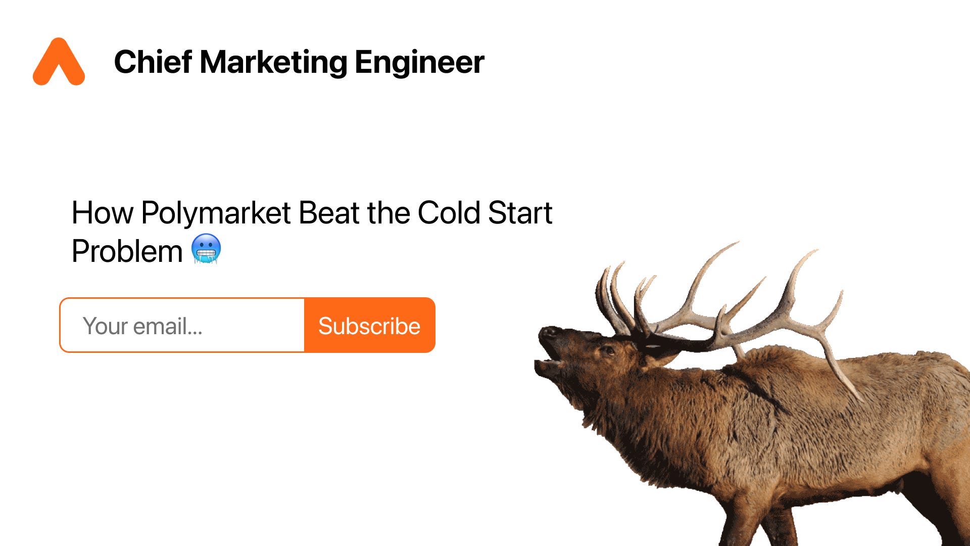 How Polymarket Got Its First User (and Beat the Cold Start)