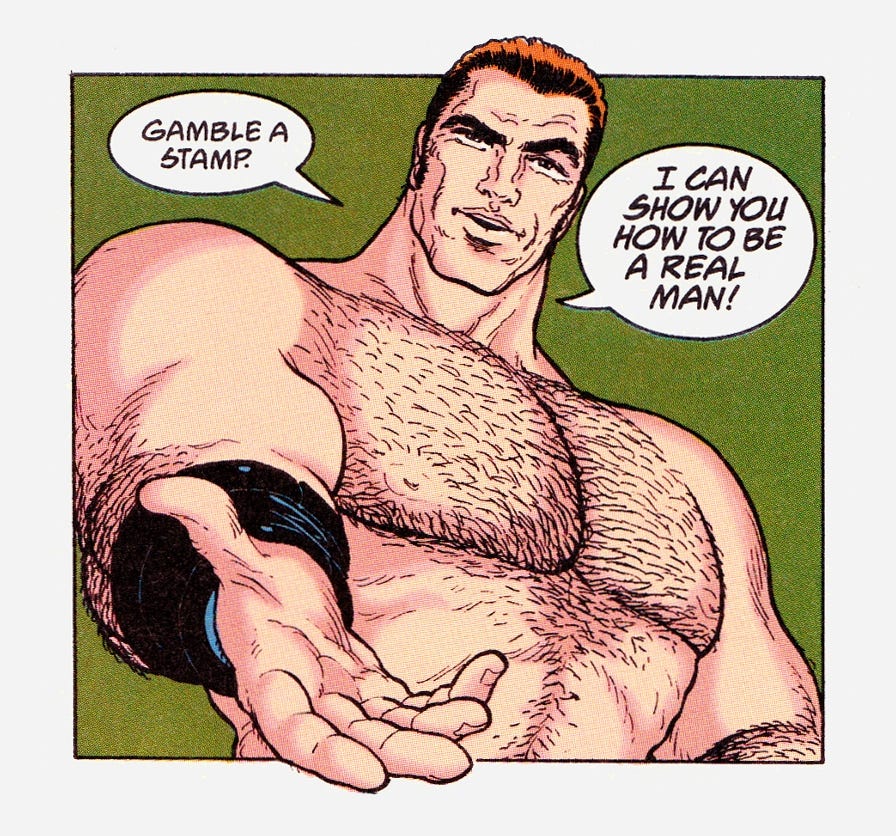 Quitely Flex Mentallo Gamble a Stamp – Dork Forty!