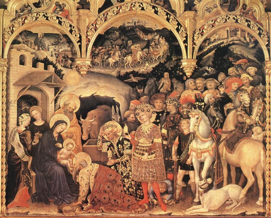 Gentile da Fabriano, Adoration of the Magi, 1423 Gentile da Fabriano, Adoration of the Magi, 1423