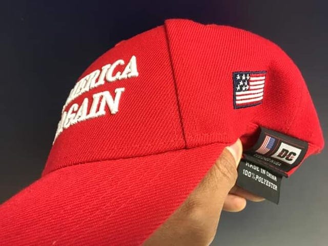 r/MarchAgainstTrump - Ironic how MAGA hats are made in China