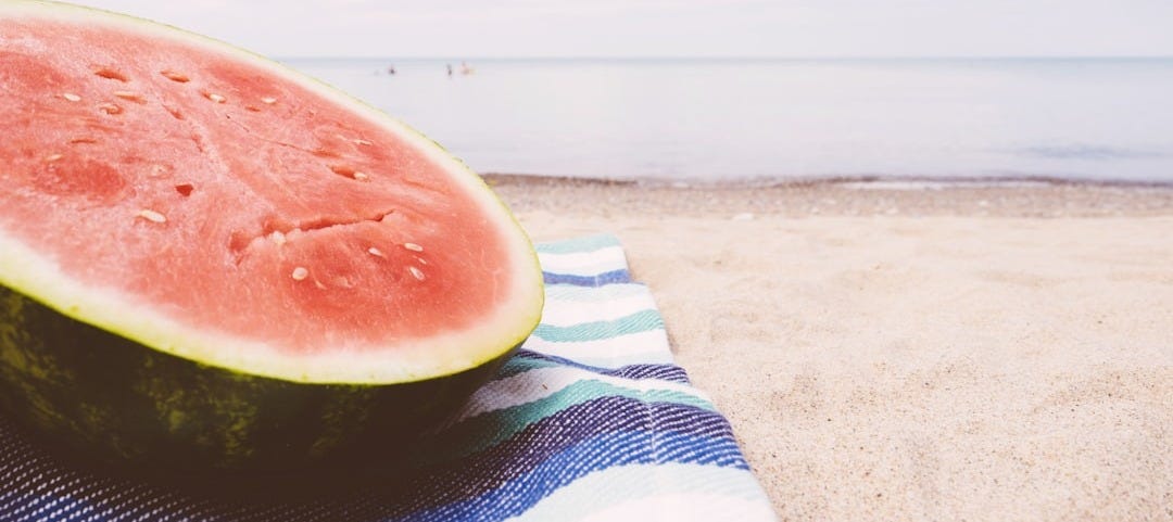 sliced watermelon