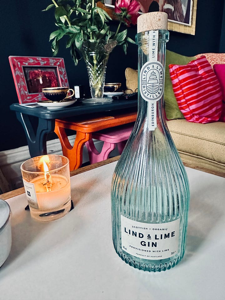 Lind & Lime dry gin, a favorite of Nell Nelson.