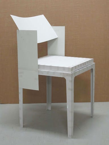 The Milanese. » Dahlem Chair Mock-up, Konstantin Grcic, Arflex Japan, 2014.