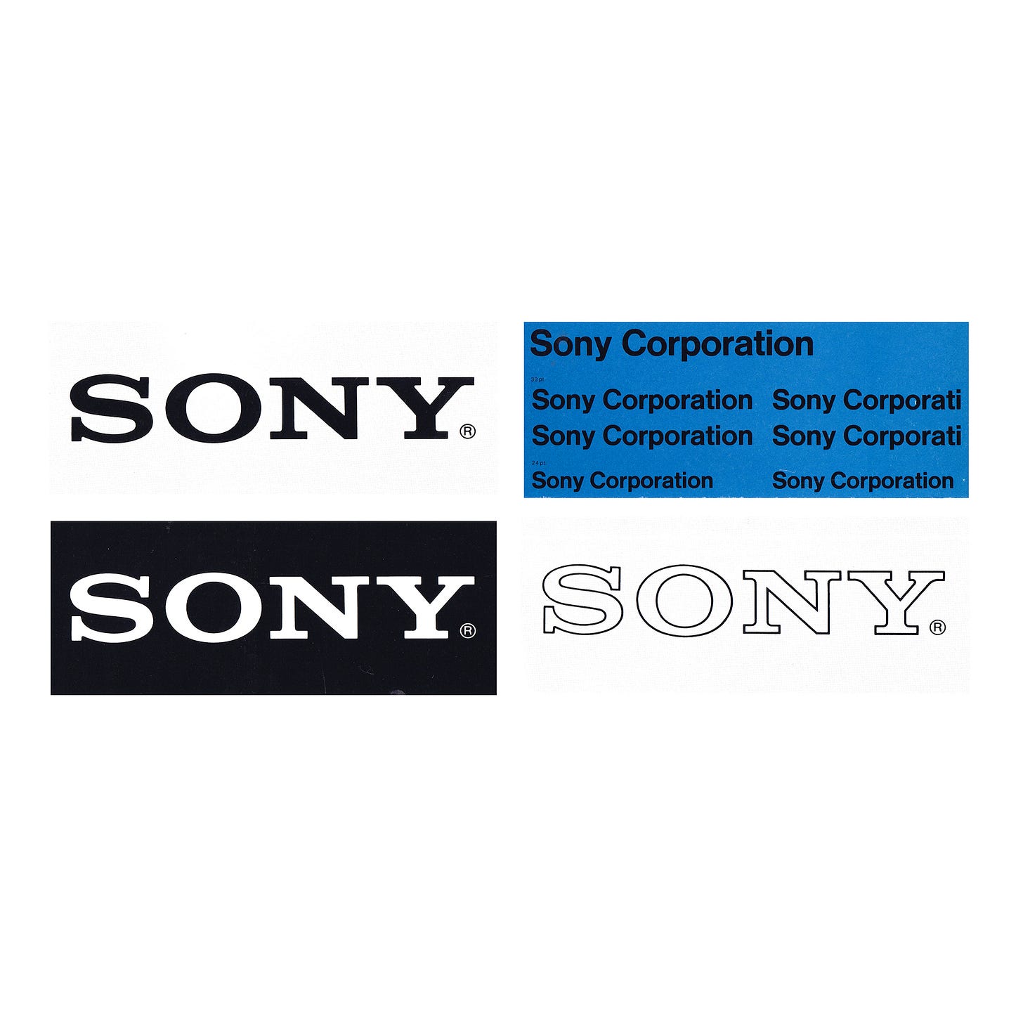 Yasuo Kuroki’s 1973 Sony logo and the 1981 crowd-source competition to replace it.