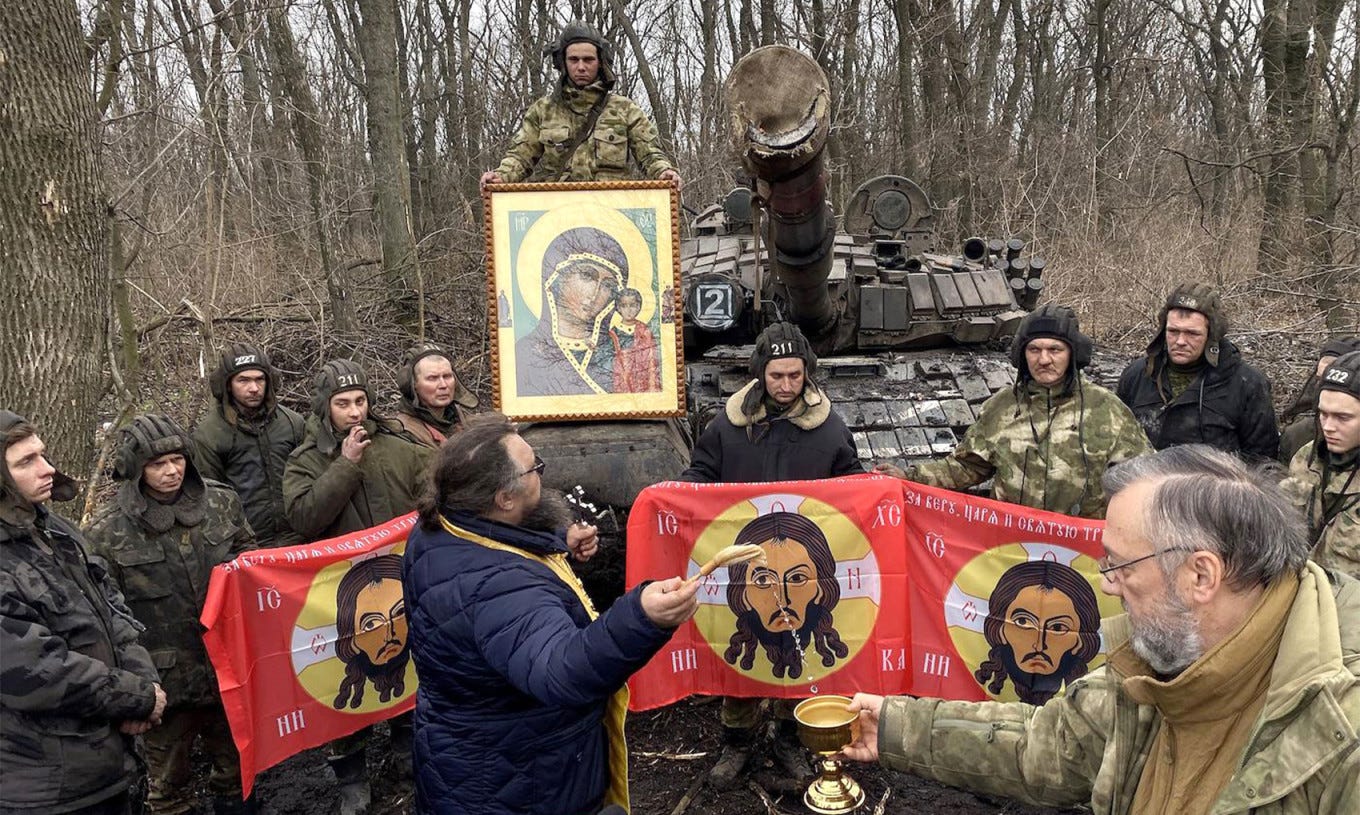 In Photos: Russian Priests Appear on the Frontlines of Ukraine ...