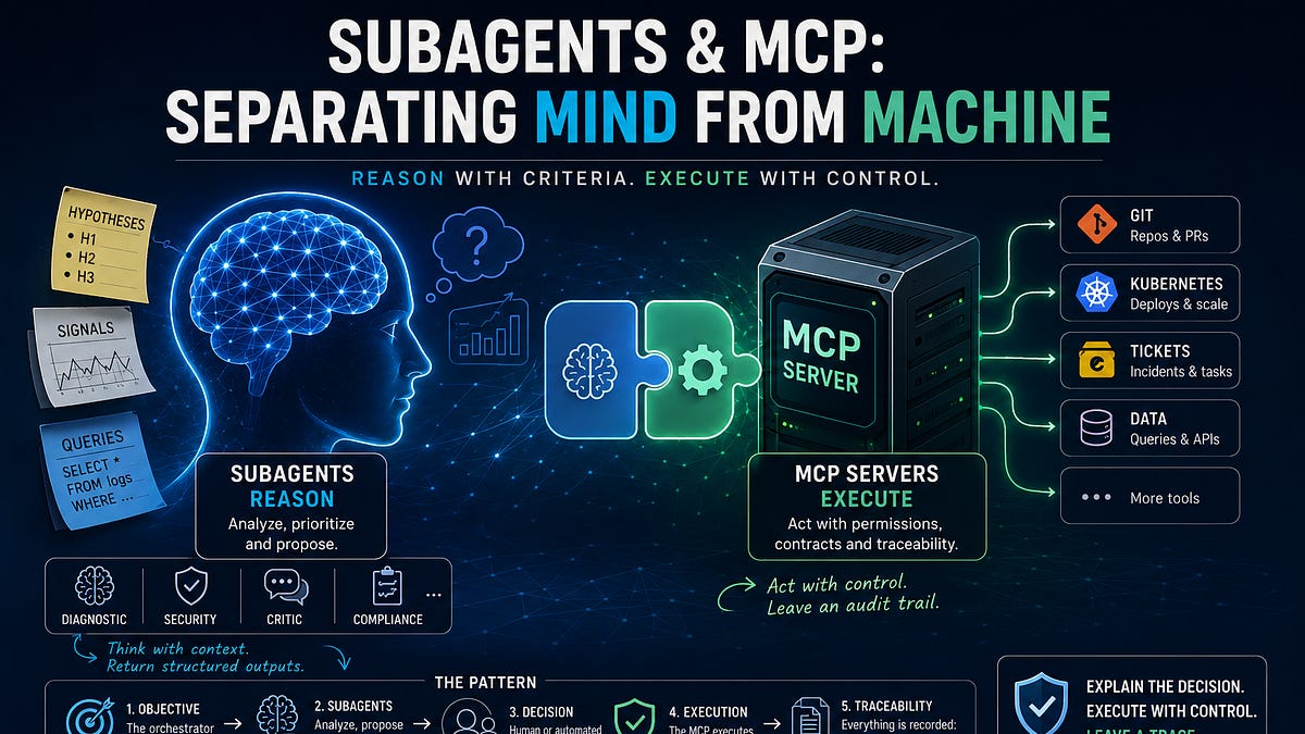 Subagents and MCP: Separating Mind from Machine