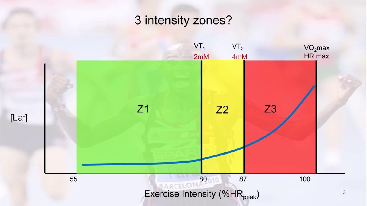 Training Intensity Zones: general rules and importance of individual  testing. - YouTube